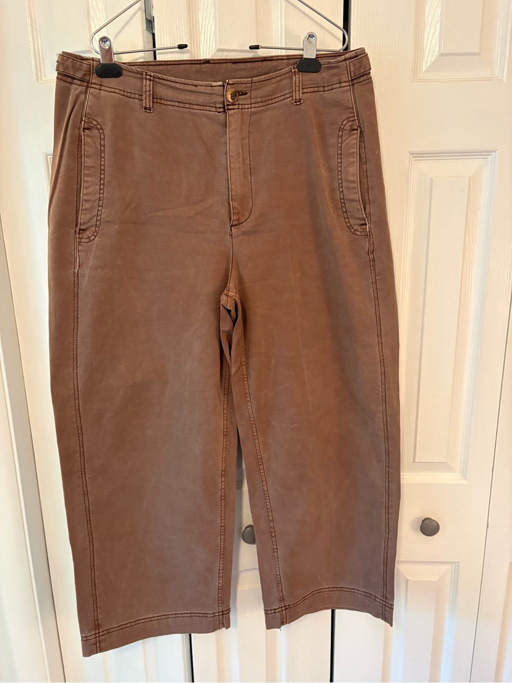 Women’s Brown Wide Leg Chino